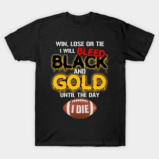 Pittsburgh Football Jersey Limited Edition Win Lose or Tie T-Shirt